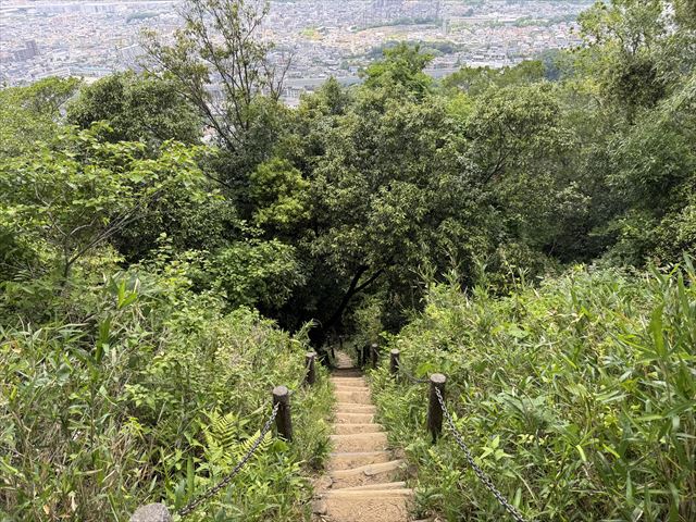 急な階段