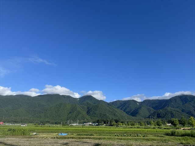 比良駅前から