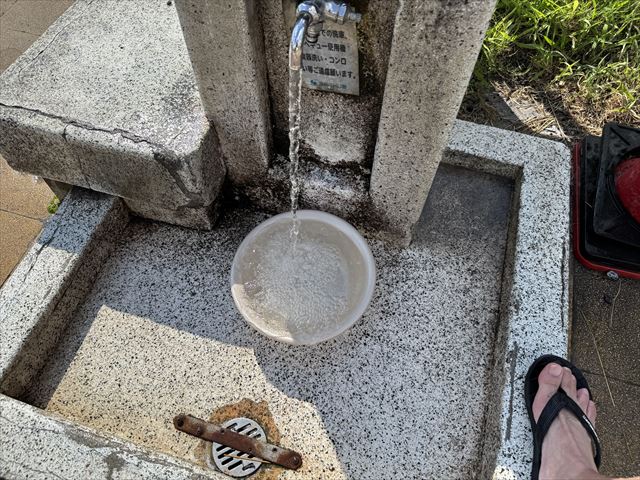 水浴び