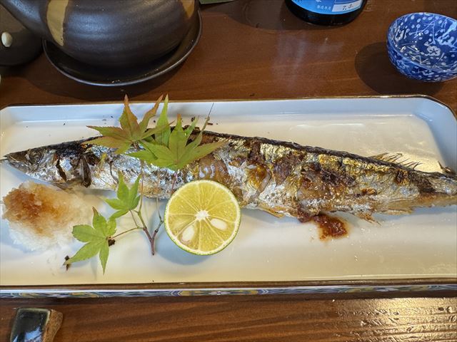 サンマの塩焼き